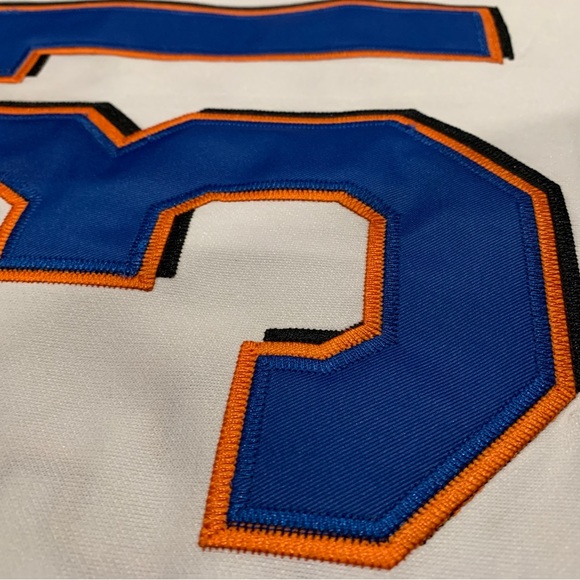 Mike Piazza New York Mets Jersey Mens XL NWT 2001 Home White - Picture 11 of 15